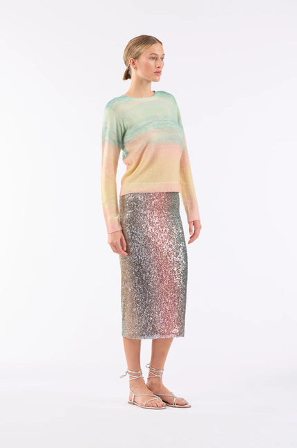 Sunset Sequin Liza Skirt