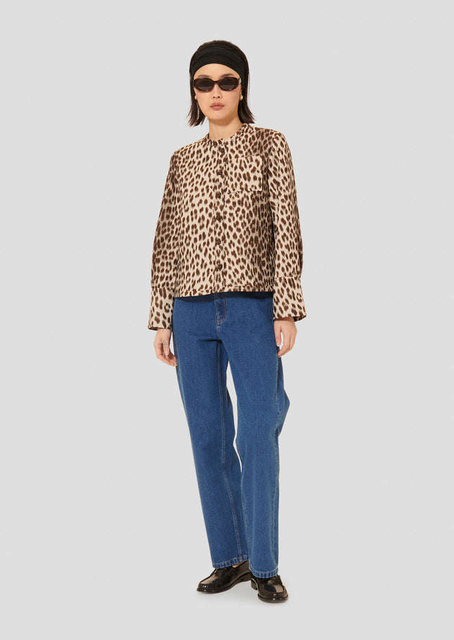 Coco Brown Leopard Shirt