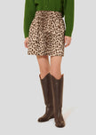 Juno Brown Leopard Skirt