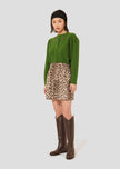 Juno Brown Leopard Skirt