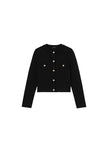 Guetty Black Knit Cardigan