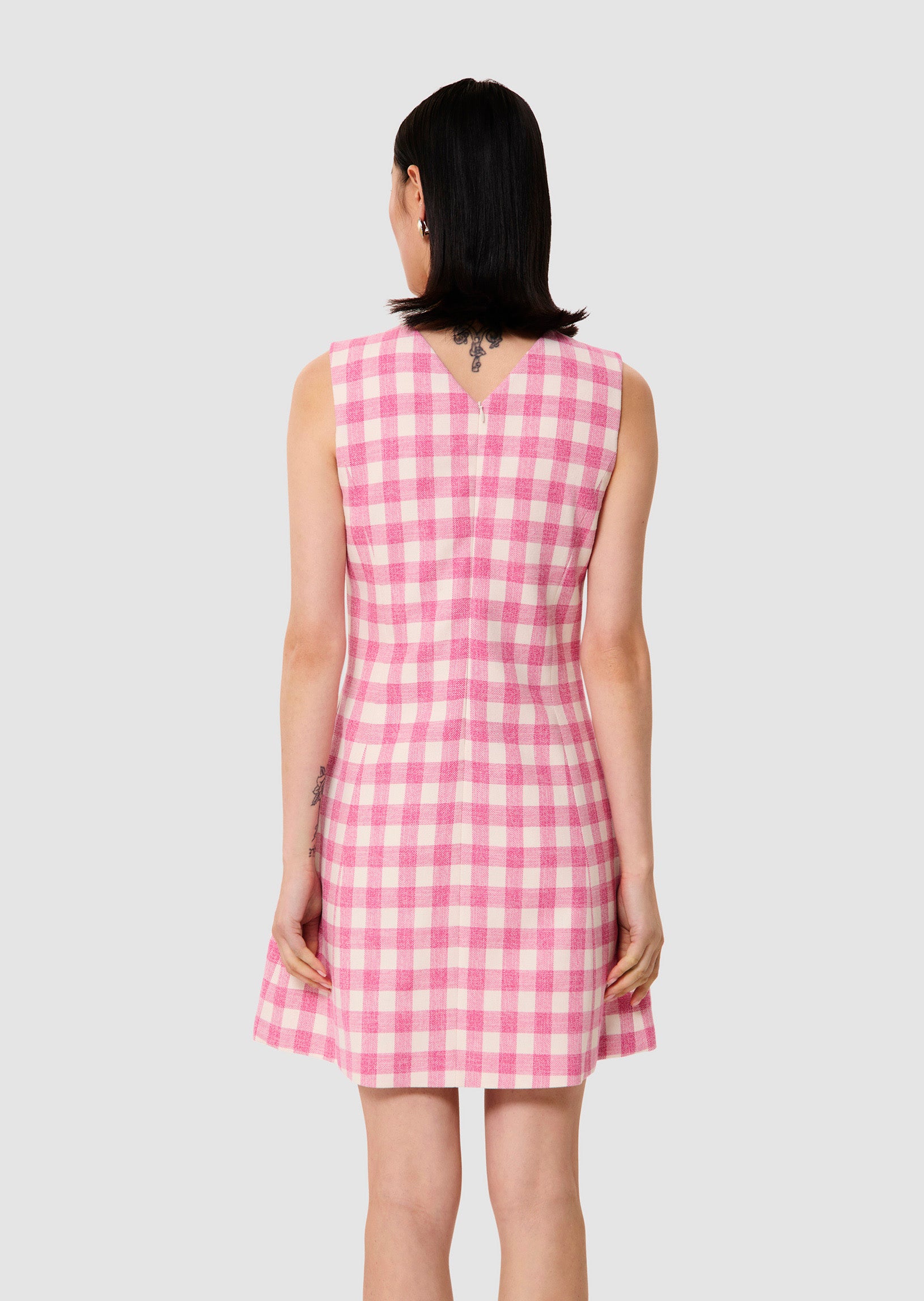 Russel Pink Gingham Dress