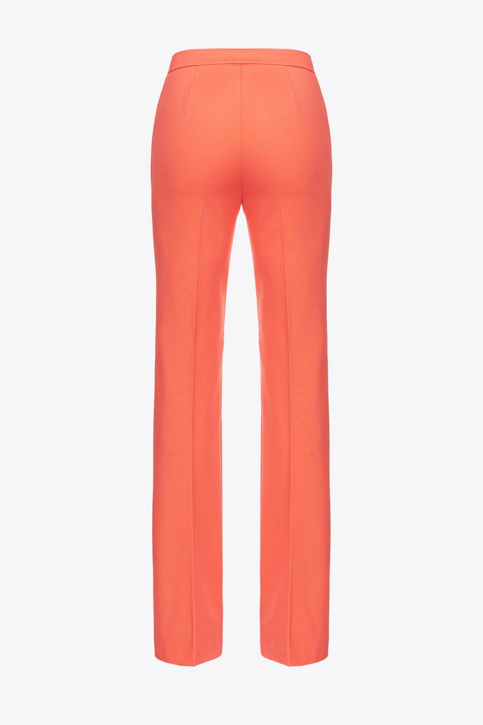 Flared Stretch Technical Trousers