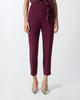 Elegant Technical Fabric Trousers- Grape Vine