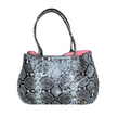 Tammy Tote- Tonal Grey Python