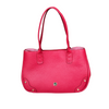 Tammy Tote- Solid Red Pebble Leather