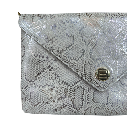 Bella Clutch- Champagne Lizard