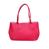 Tammy Tote- Solid Red Pebble Leather