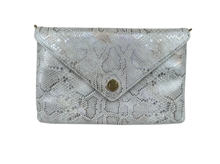 Bella Clutch- Champagne Lizard