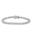 Silver Not Your Basic Tennis Bracelet