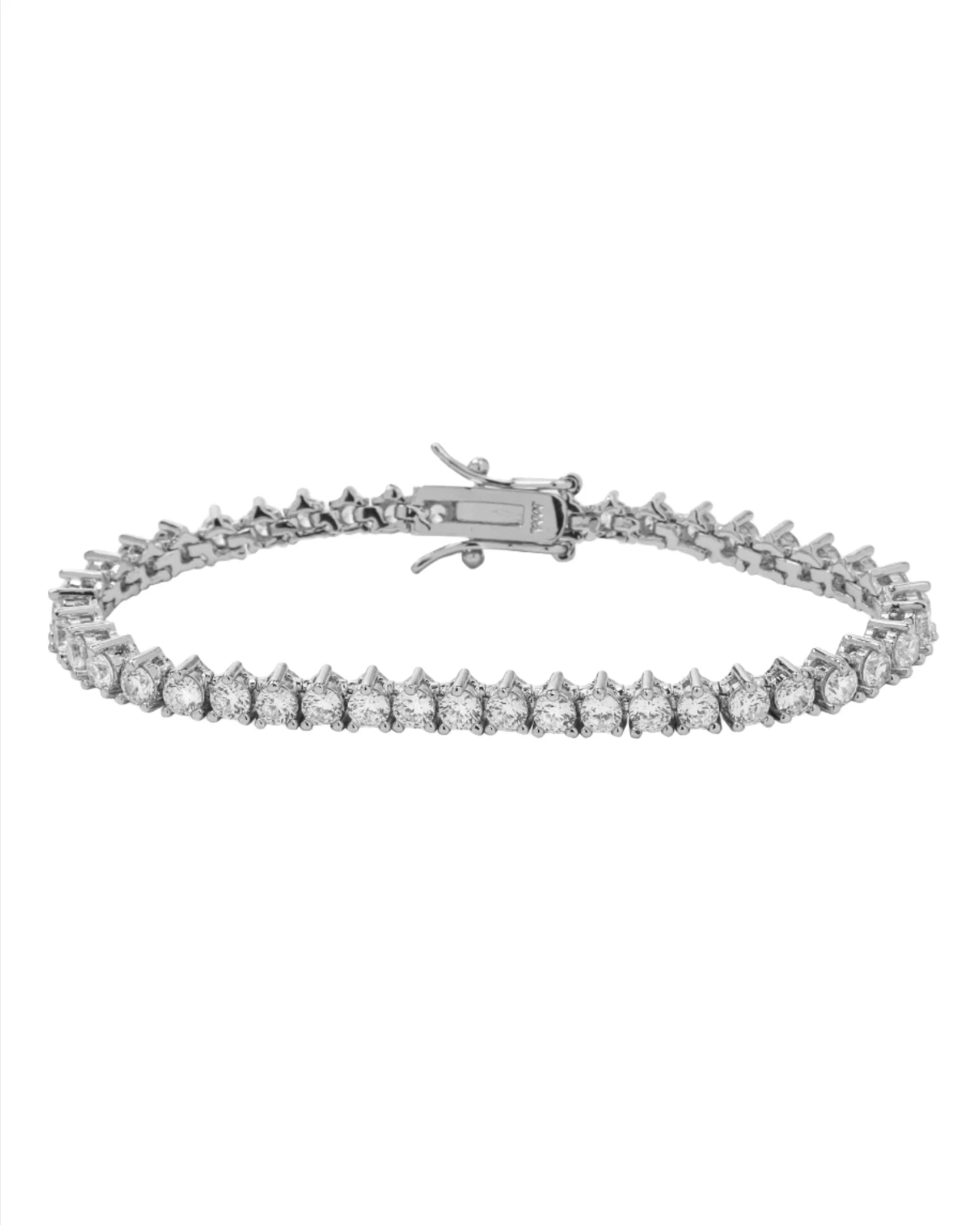 Silver Not Your Basic Tennis Bracelet