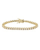 Gold Not Your Basic Tennis Bracelet