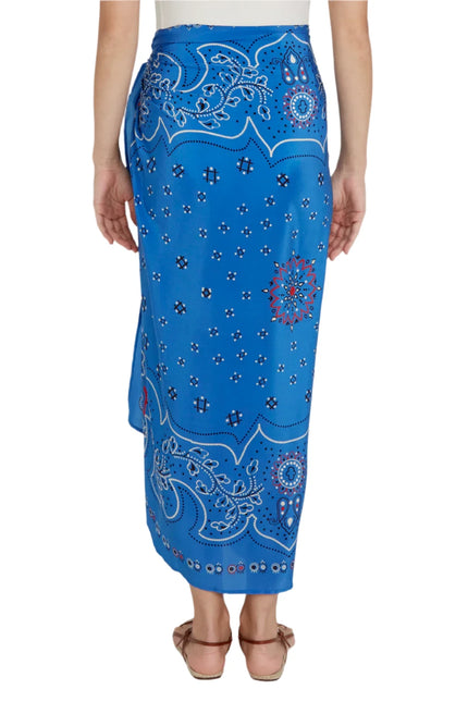 Mandala French Blue Sarong