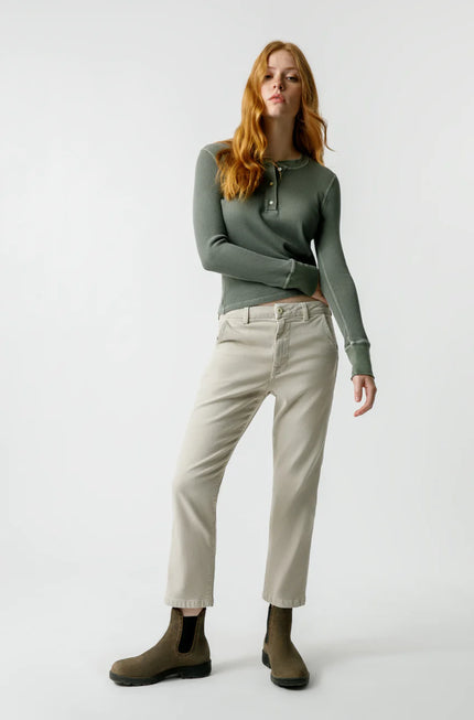 Easy Trouser Relaxed Crop Straight