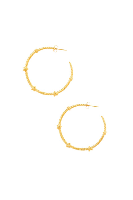 Sailor Hoop Earrings- Gold