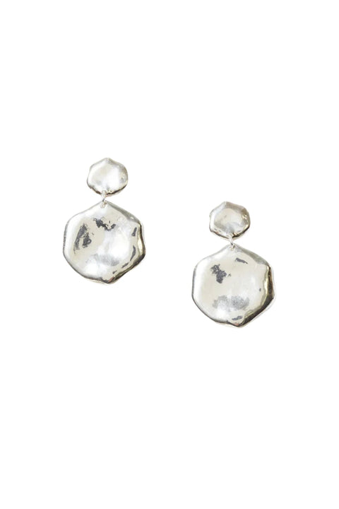 Fortuna Silver Coin Earrings