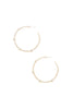 Sailor Hoop Earrings- Silver