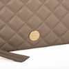 Jackie Camera Bag- Taupe Quilted Pebble Leather