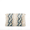 Bella Clutch- Blue Multi Python