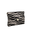 Bella Clutch- Zebra Haircalf