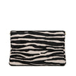 Bella Clutch- Zebra Haircalf