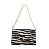 Bella Clutch- Zebra Haircalf