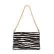 Bella Clutch- Zebra Haircalf