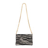 Bella Clutch- Zebra Haircalf