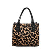 Mauney Satchel Bag-  Cheetah Haircalf