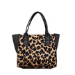 Mauney Satchel Bag-  Cheetah Haircalf