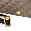 Jackie Camera Bag- Taupe Quilted Pebble Leather