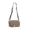 Jackie Camera Bag- Taupe Quilted Pebble Leather