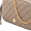 Jackie Camera Bag- Taupe Quilted Pebble Leather