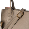 Mauney Satchel Bag- Taupe Solid Pebble