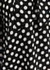 Black & White Polka Dot Bow Blouse