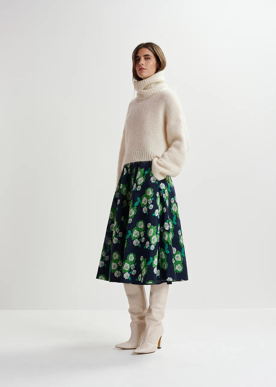 Georgette Midi Skirt