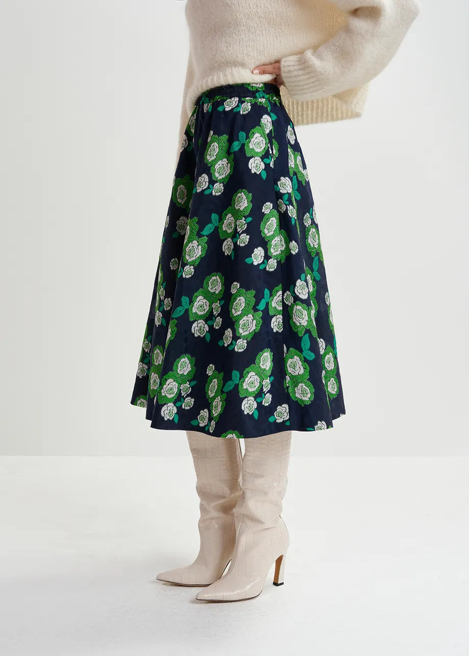 Georgette Midi Skirt