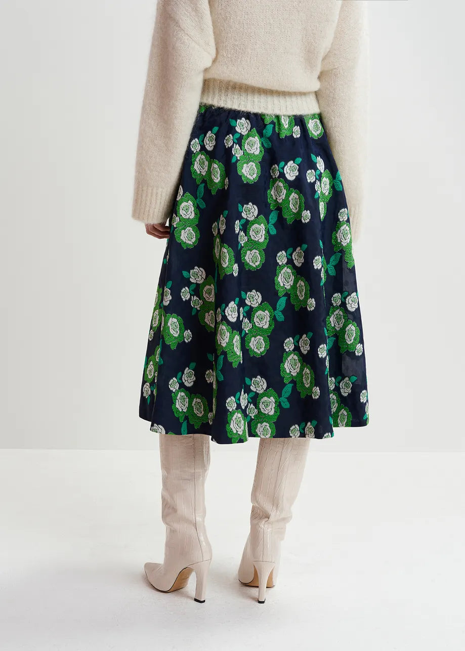 Georgette Midi Skirt