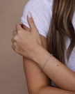 Silver Baby Not Your Basic Tennis Bracelet