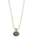 Mya White Pearl Evil Eye Necklace