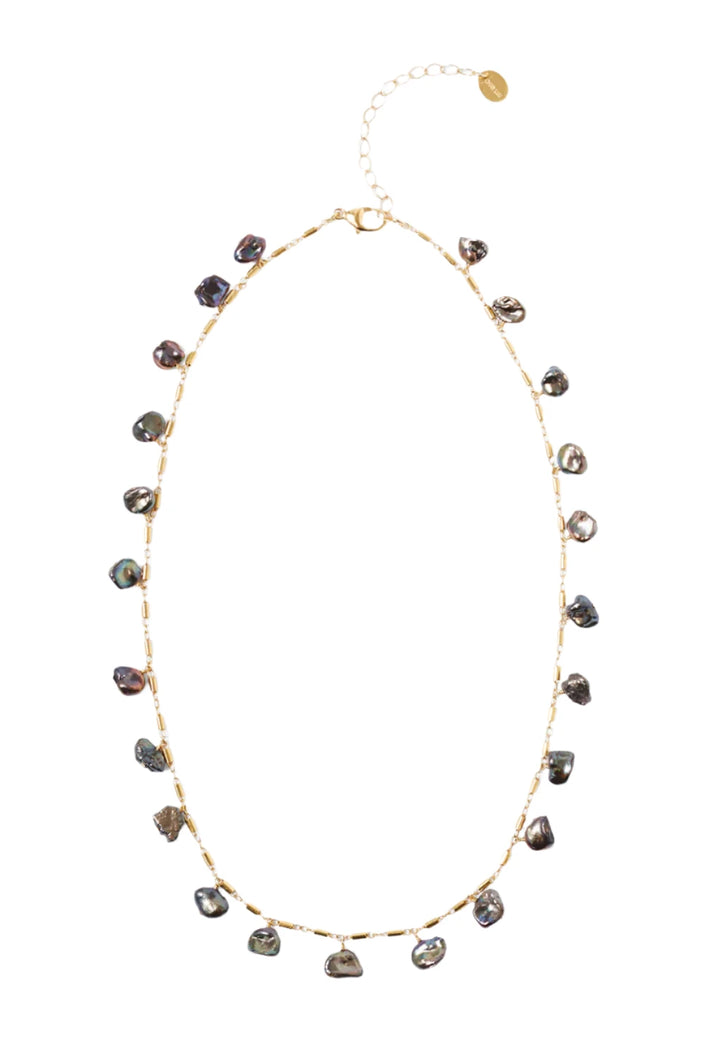 Arya Peacock Pearl Necklace