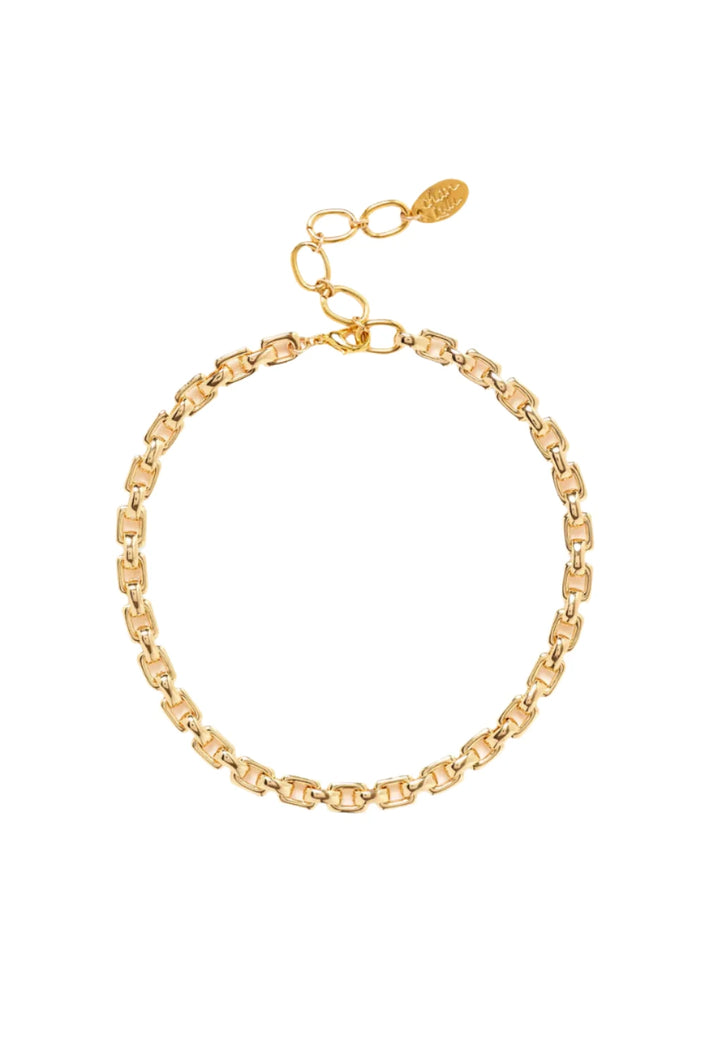 Gold Ellis Chain Link Necklace