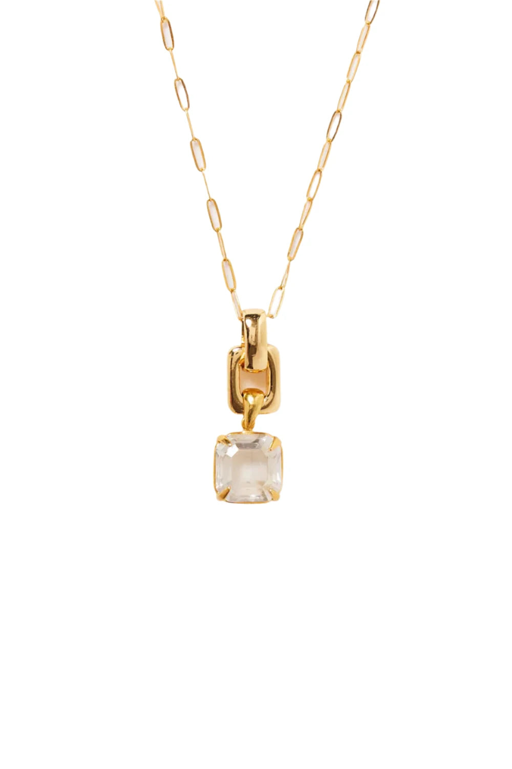 Gold Ellis Crystal Necklace