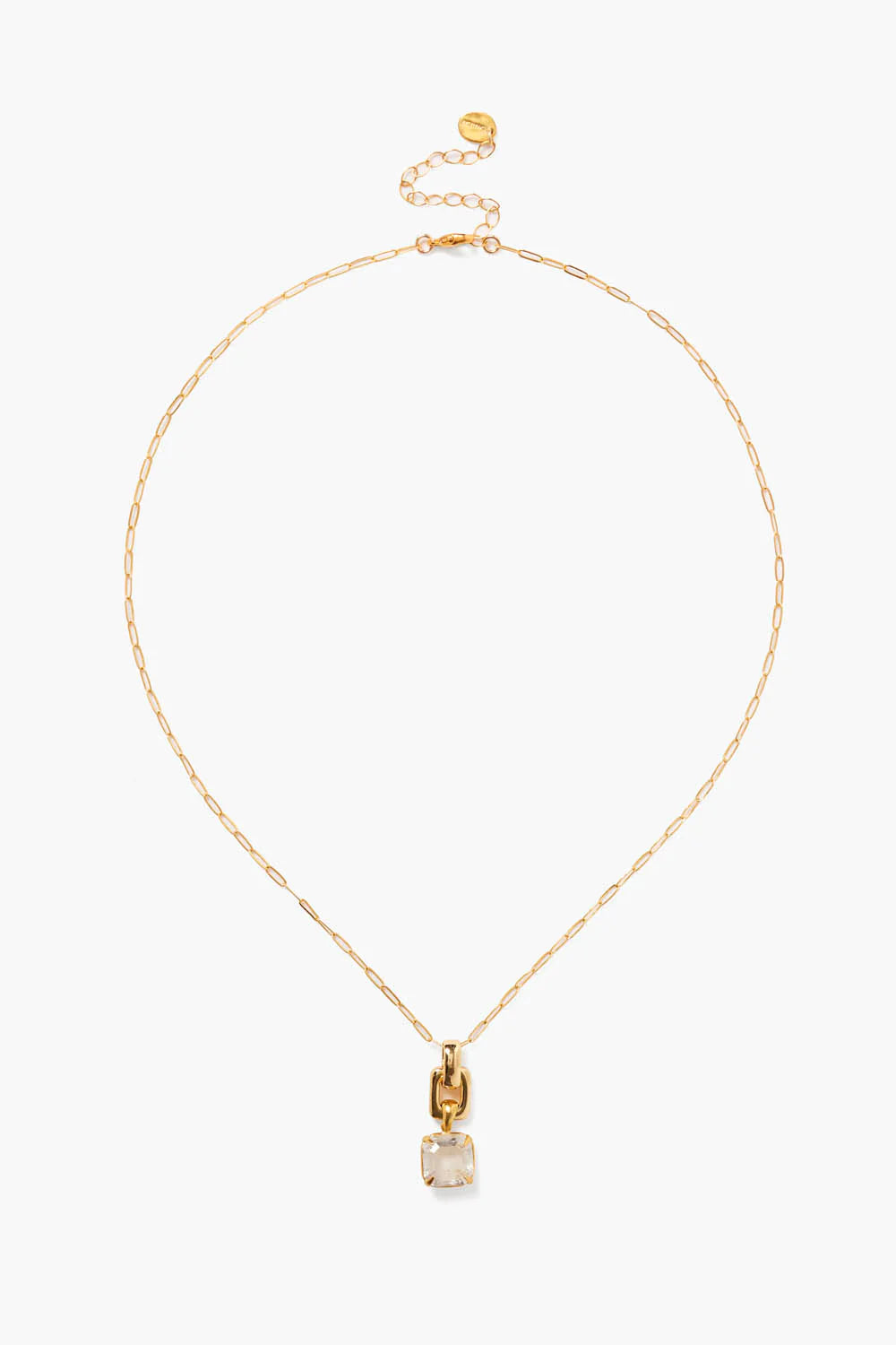 Gold Ellis Crystal Necklace