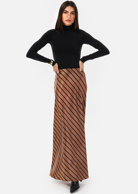 Prue Striped Skirt