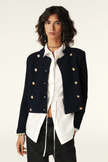 Louman Navy Cardigan