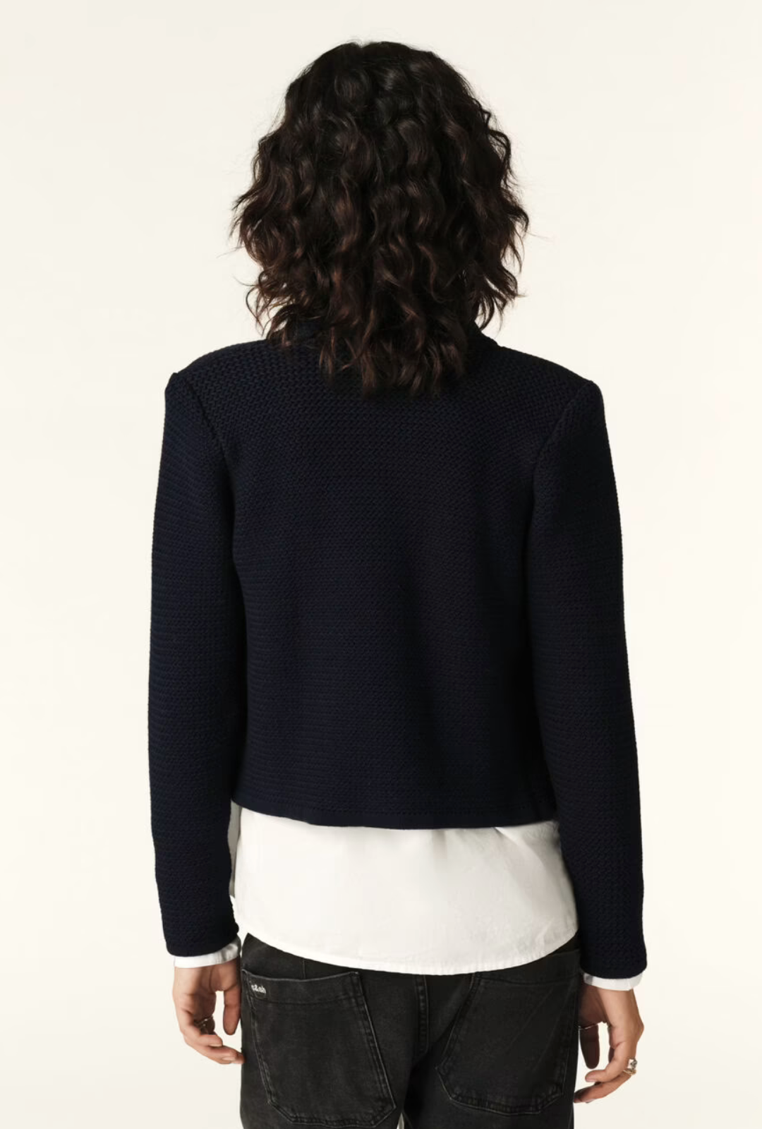 Louman Navy Cardigan