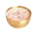 Champagne & Pink Raspbberry-Solid Brass Candle