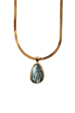 Seraphinite Totem Herringbone Necklace