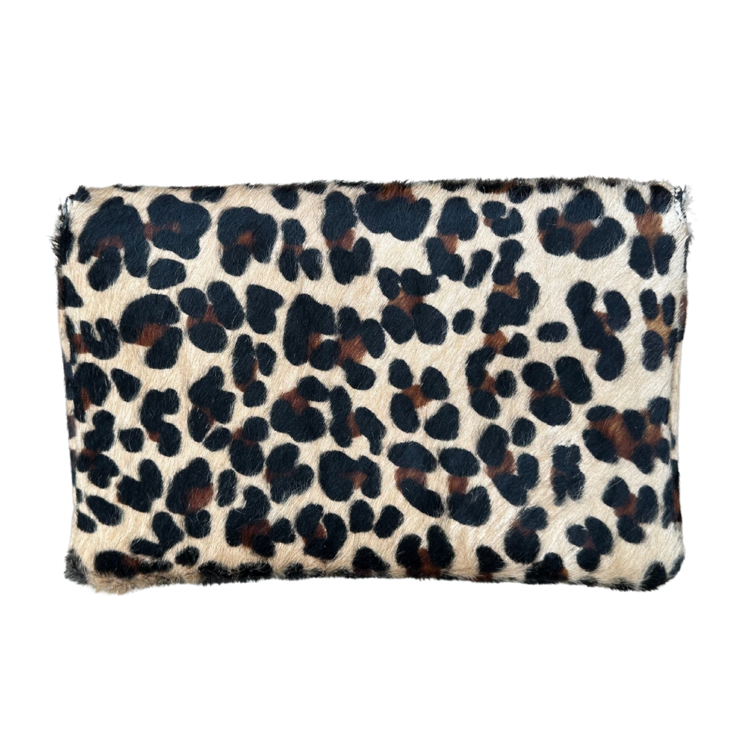 Bella Clutch- Cheetah Haircalf